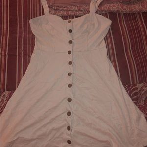 Creamed mini dress